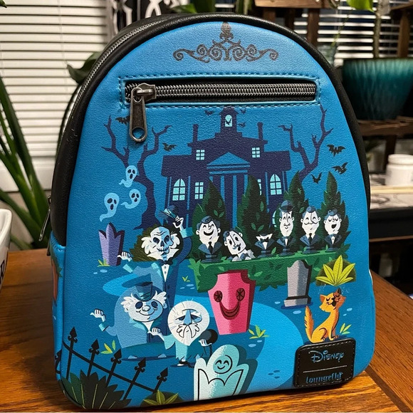 Disney Haunted Mansion Loungefly  Mini Backpack With Tags - Picture 1 of 10